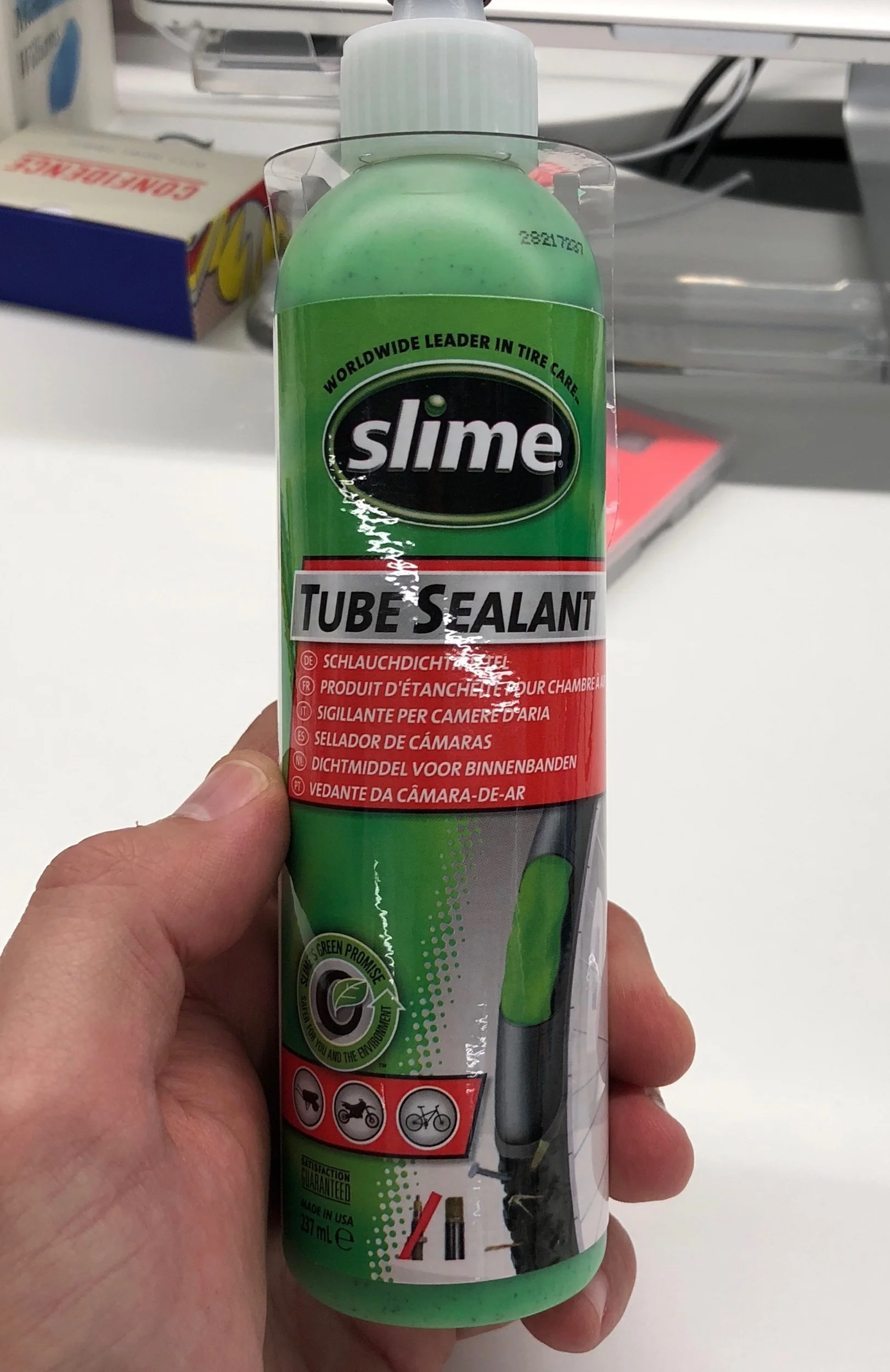 Tyre slime !