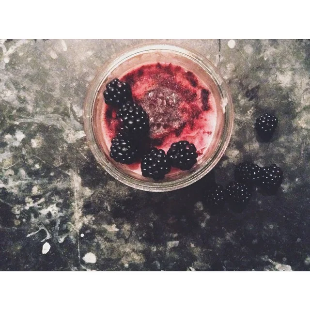 to  freeze - mulberry lemon coconut ice cream