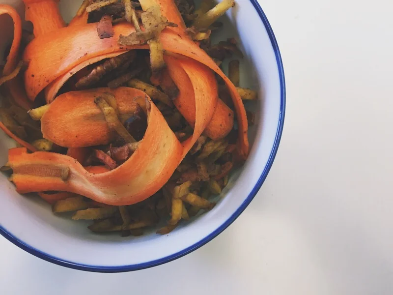 to snack - raw carrot cake dessert