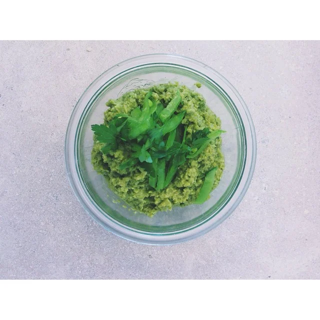 to dip - sweet pea mint silver onions spread