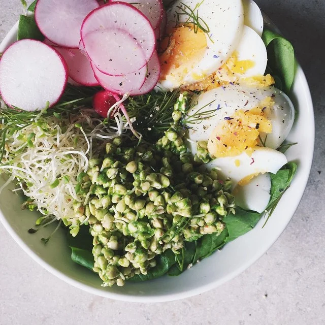 to bake - Sorrel Rice Bowls with Poached Eggs