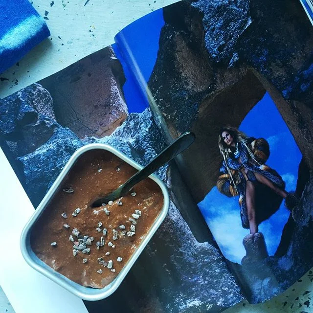 to make - smooth mocha chocolate chia pudding