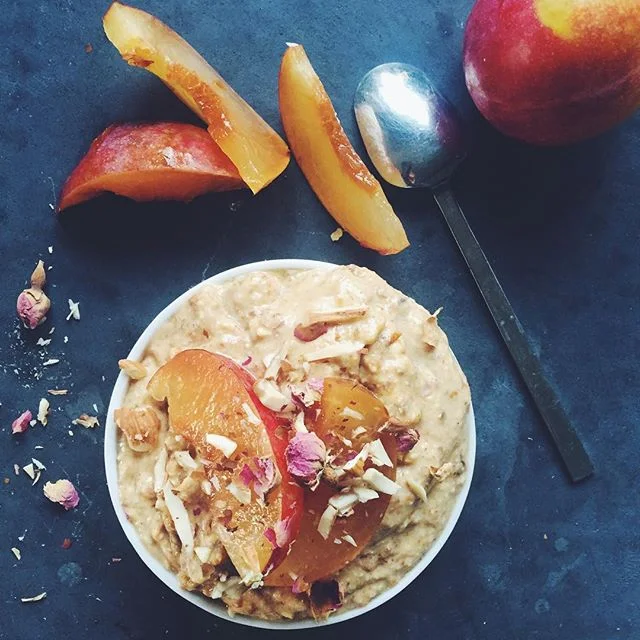 to make - Almond Abricot and Rose 'yoghurt' by Amelia Freer