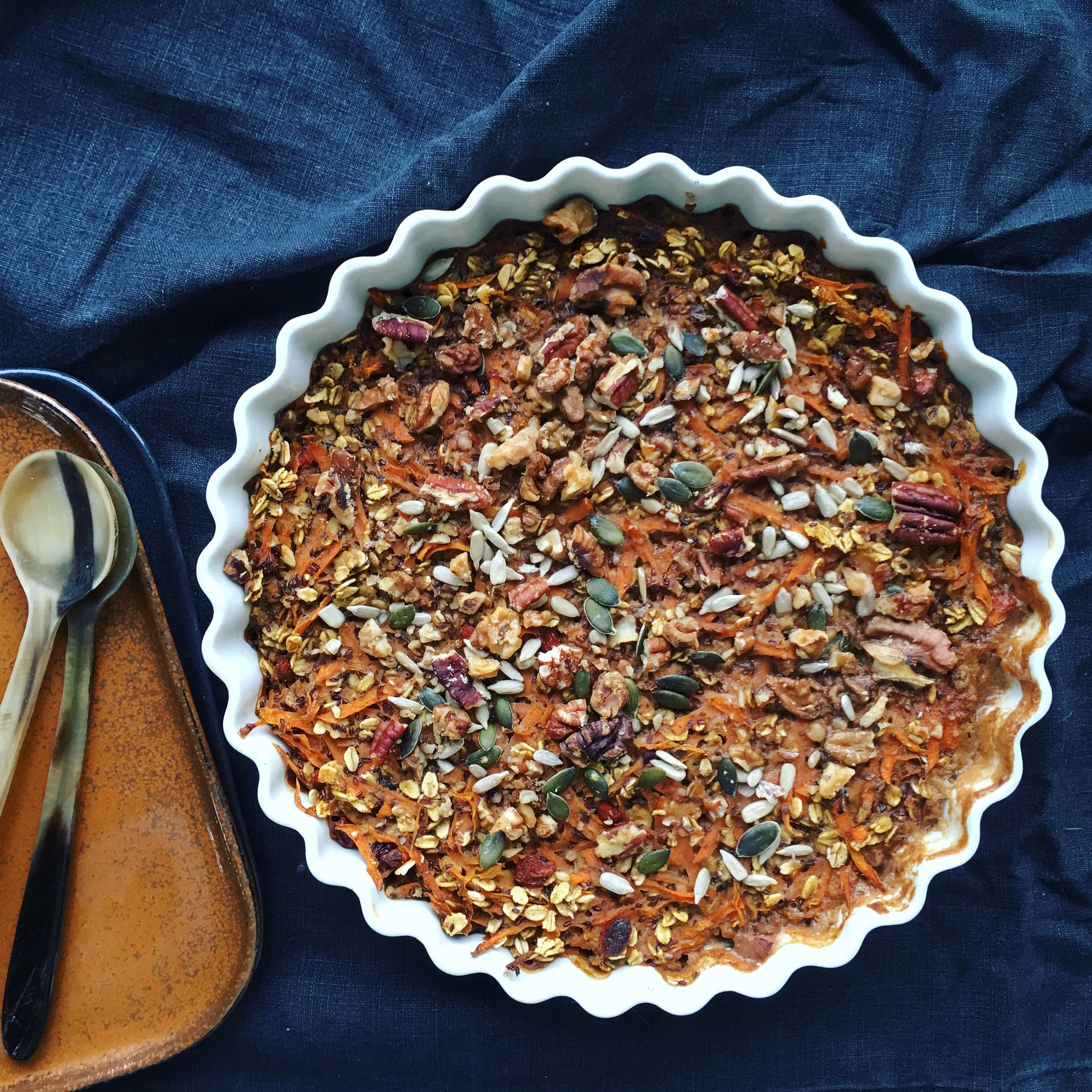 To Bake - Warm Winter Oatmeal Carrot Cake