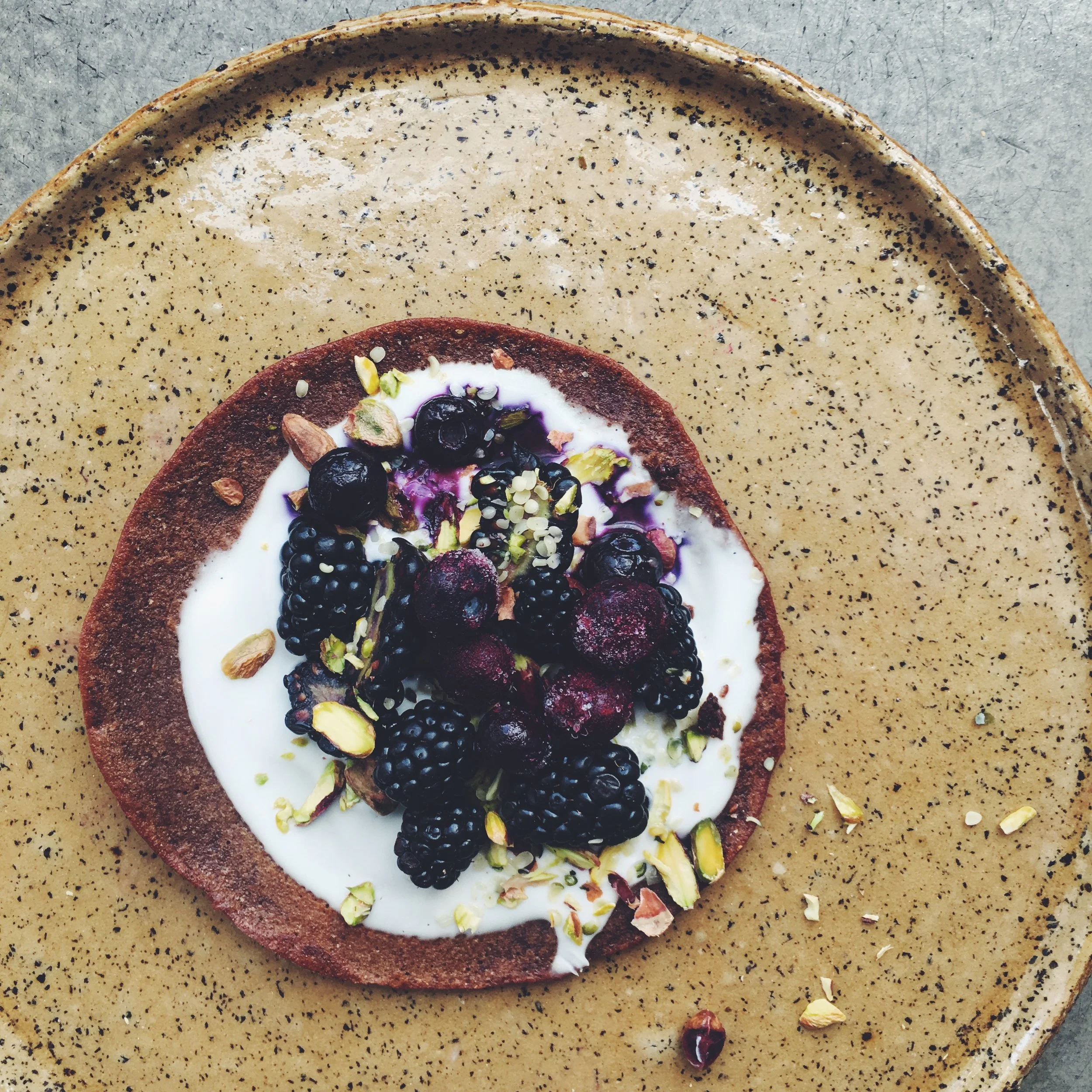 to make - chickpea chocolate crepes