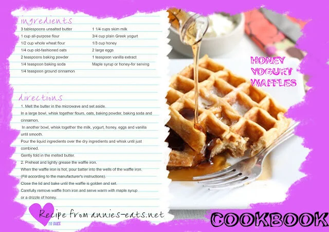 COOKBOOK - Honey Yogurt Waffles