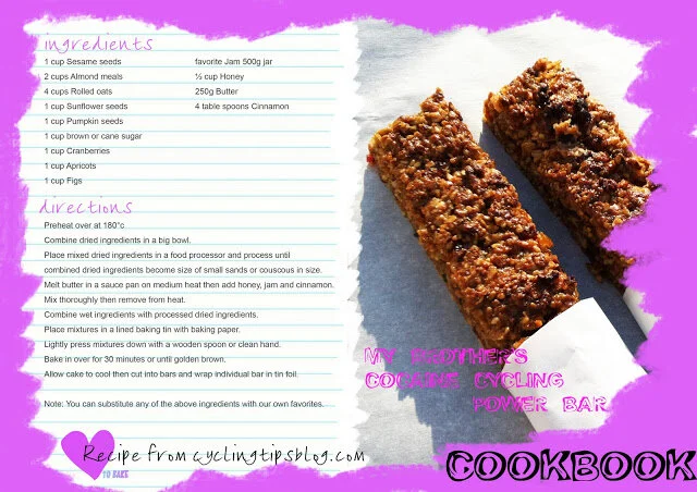 to bake - cycling power bar