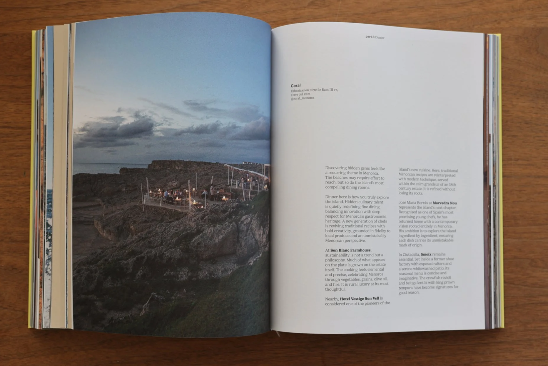 Guided By Food - Menorca - coffeetable book - foodie