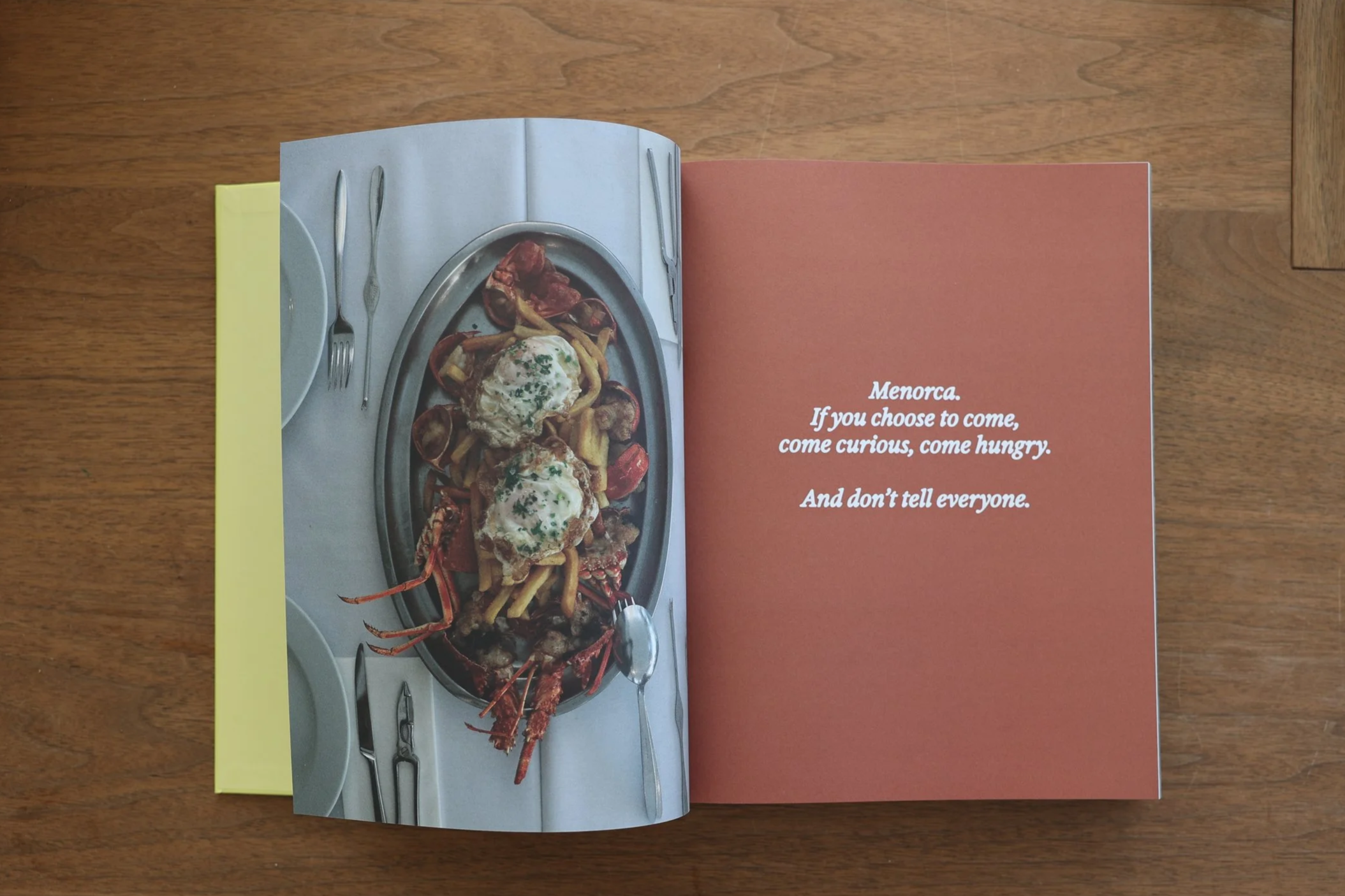 Guided By Food - Menorca - coffeetable book - foodie