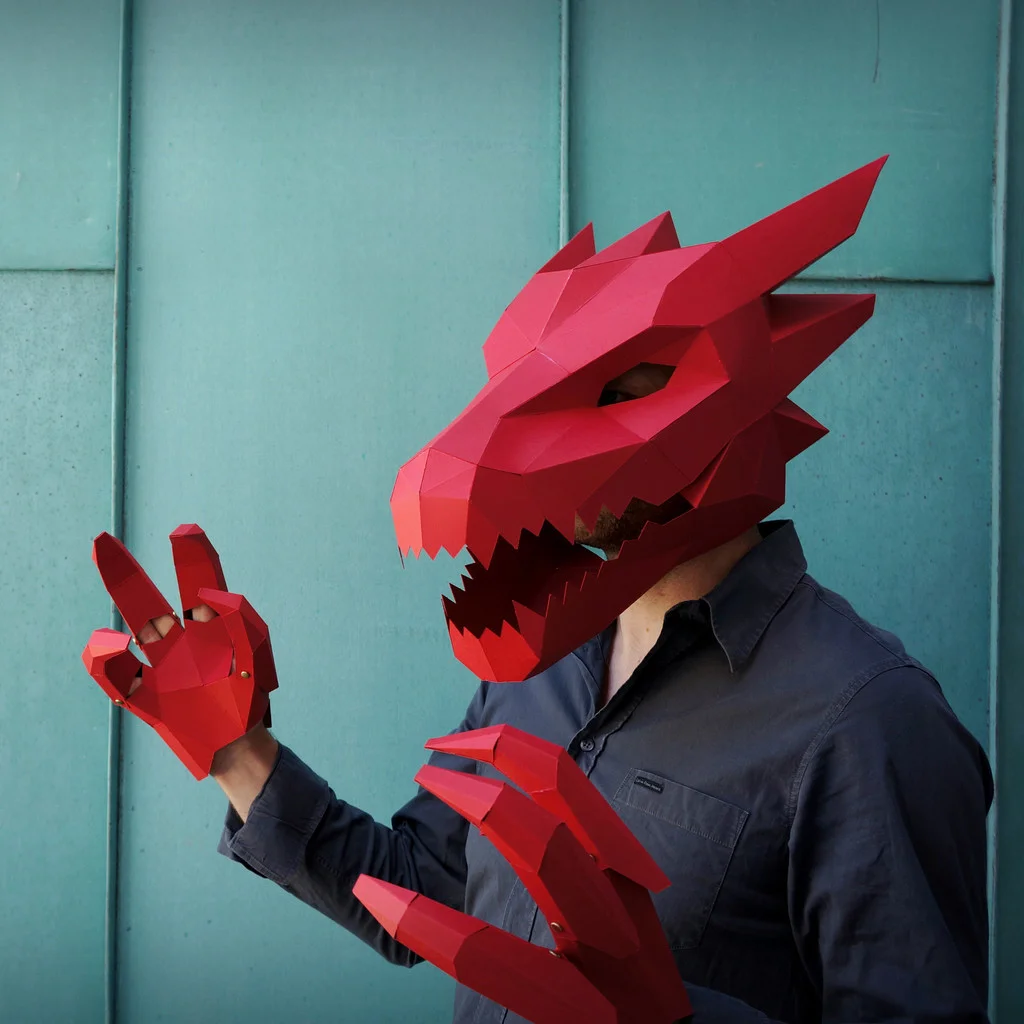 Paper Animal Masks by Wintercroft Design