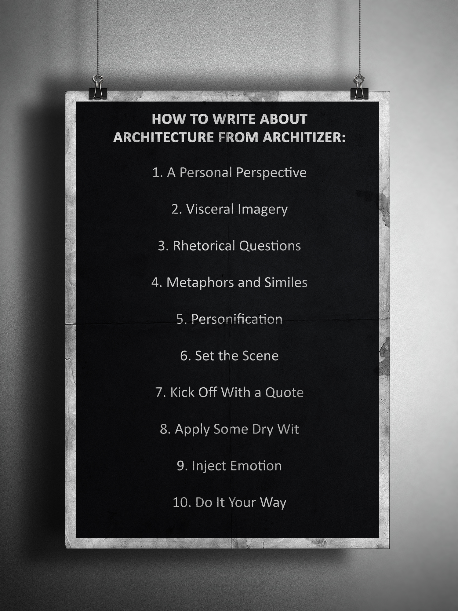 How to Write about Architecture from Architizer