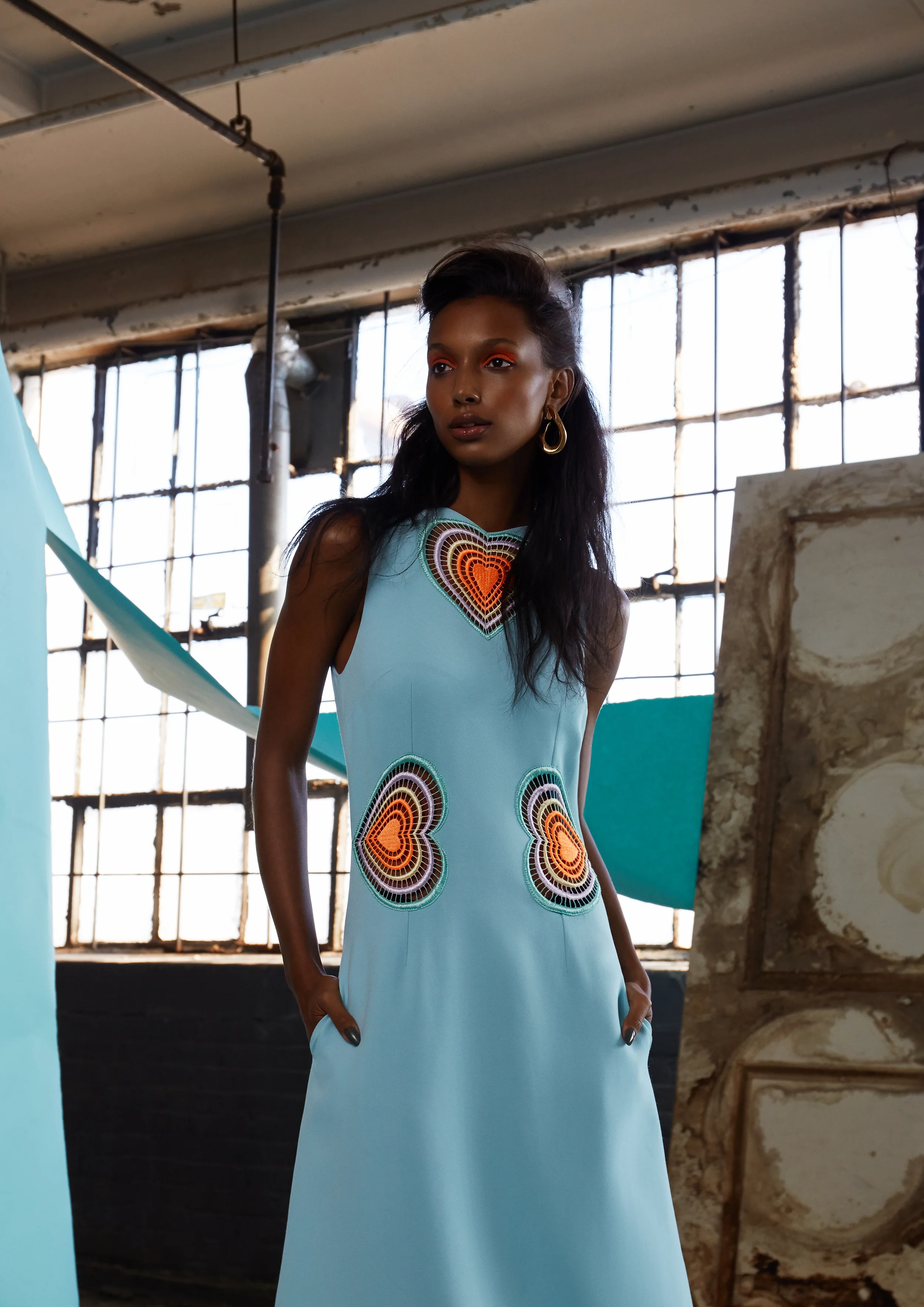 Jasmine Tookes by Mae Richards for Satellite Journal. Set design and build by Erin Lark Gray.