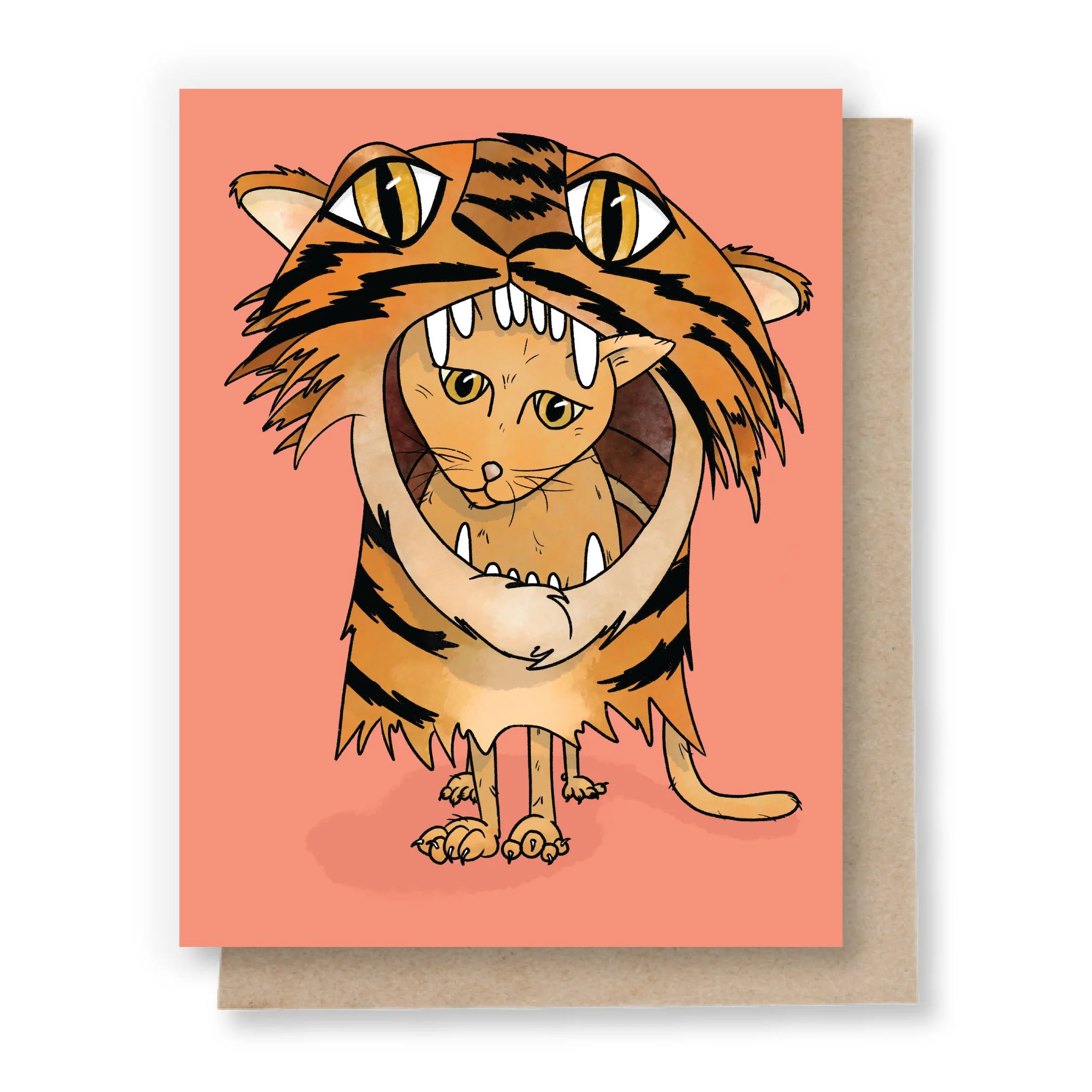 BL26007. 605547250026. Kitten in a Tiger Mask A2 Card-02.jpg