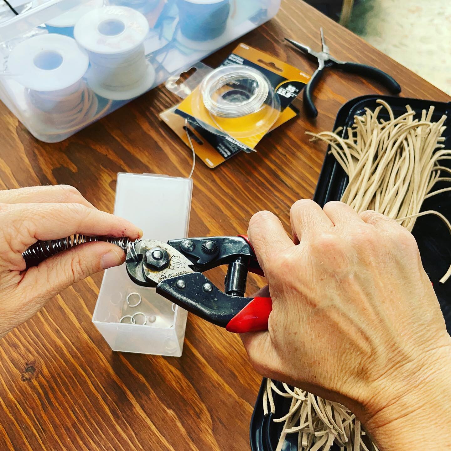 Making handmade things happens in parts- not all of them are scintillating.
&bull;&bull;&bull;
#handmade #handcrafted 
#madebyhand
