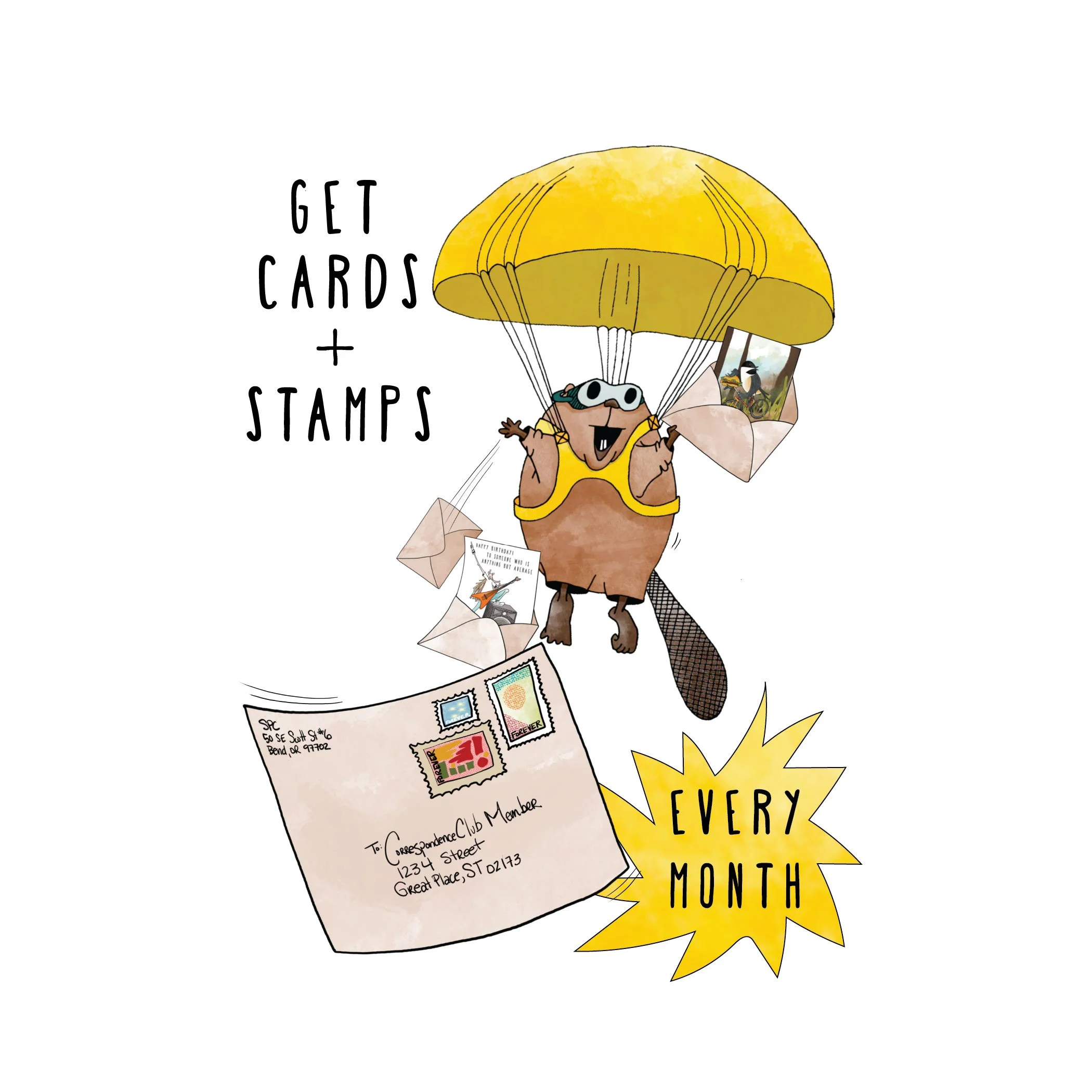 Megan Marie Myers Fundraiser- Monthly Greeting Card Subscription