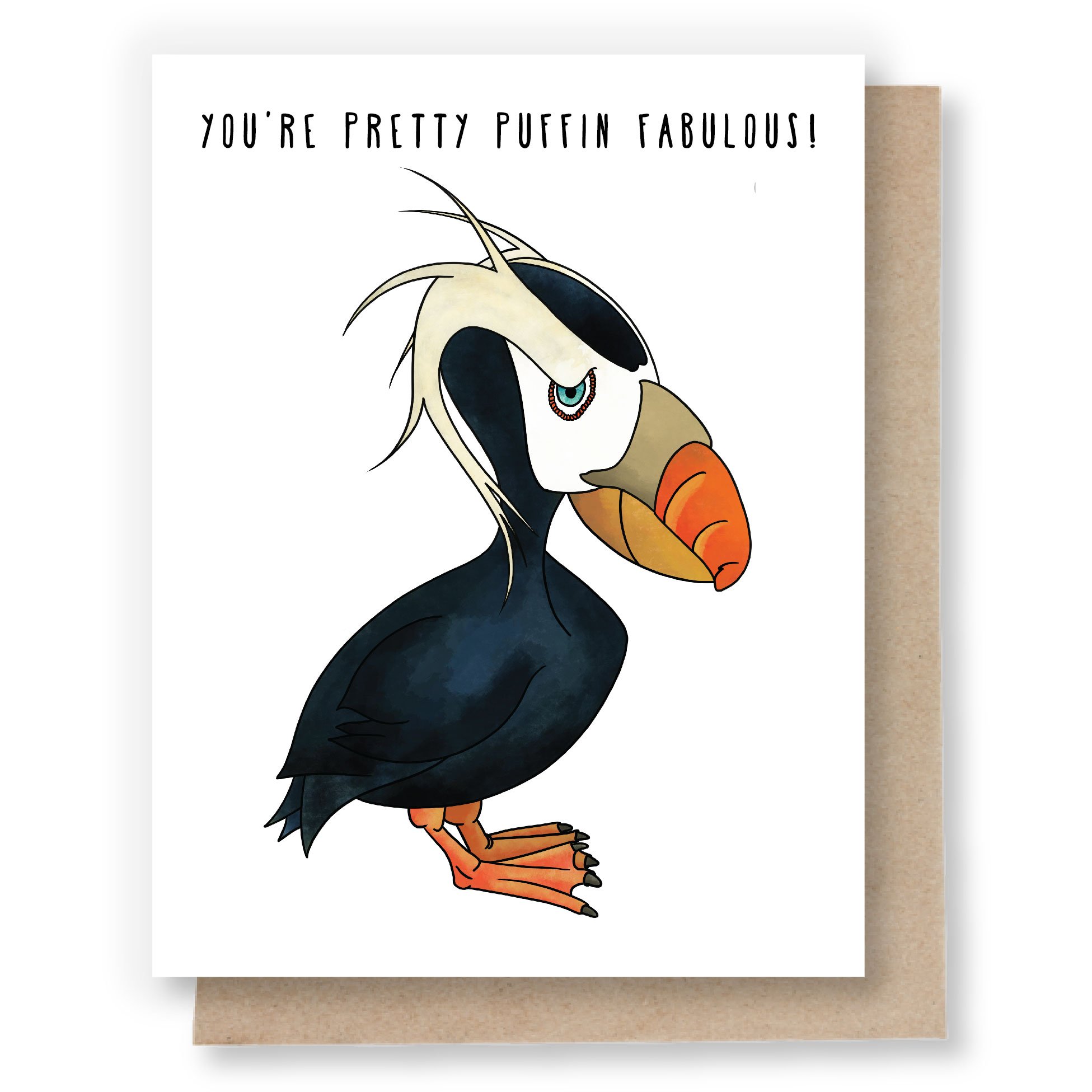 24-770-0007. 659962770812. You're Pretty Puffin Fabulous A2 Note Card.jpg