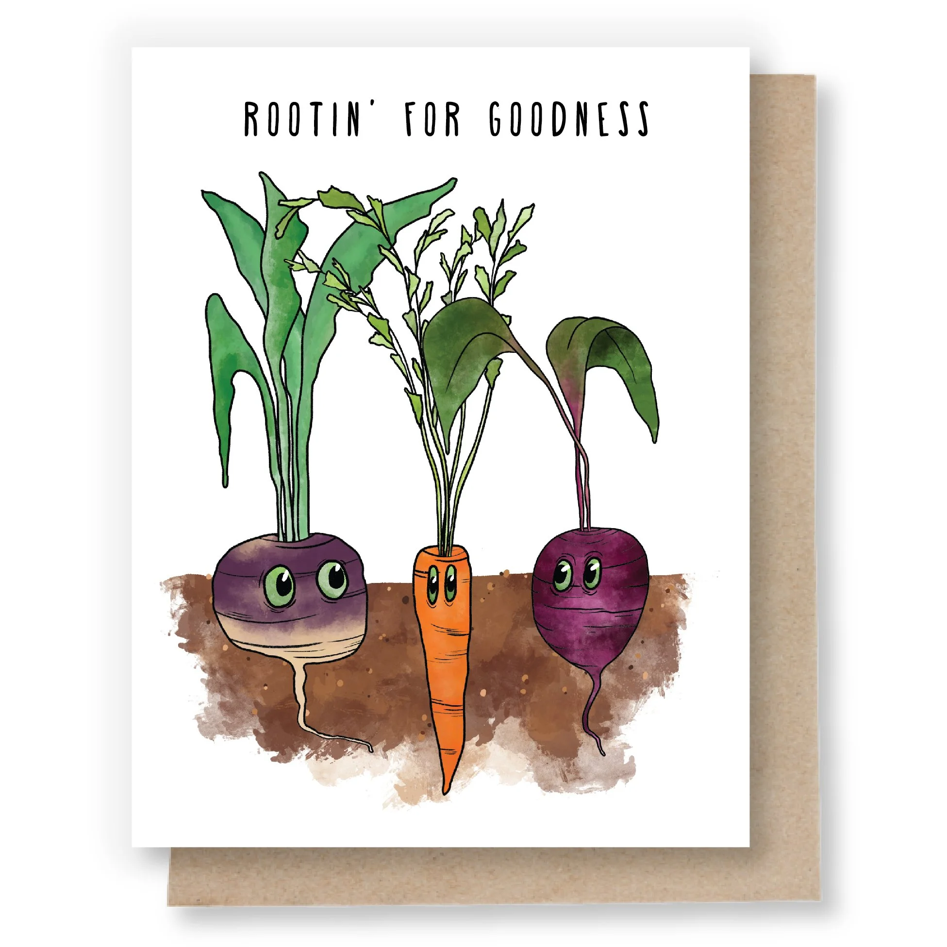 Rootin' for Goodness Card
