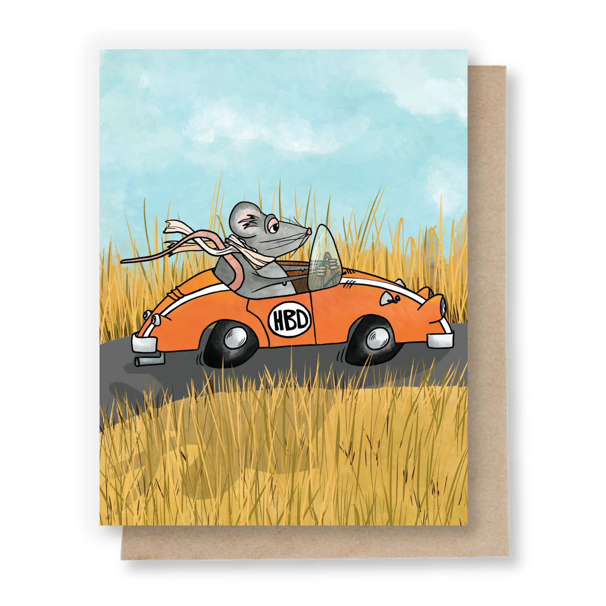 BD26045. 605547329630. HBD Rat Racer A2 Card-02.jpg