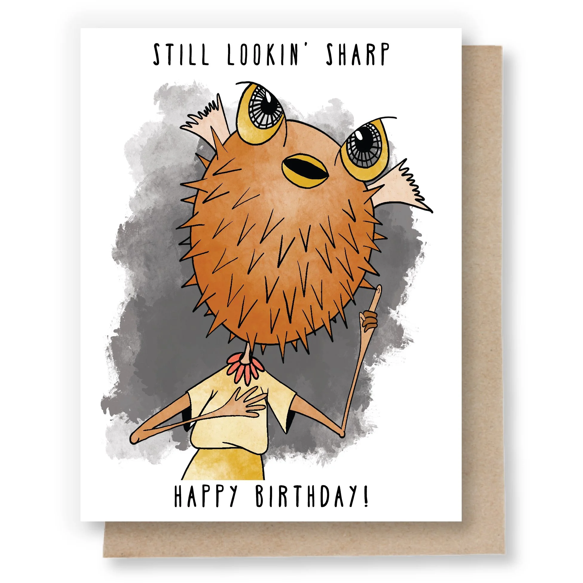 Still Lookin' Sharp Birthday Card