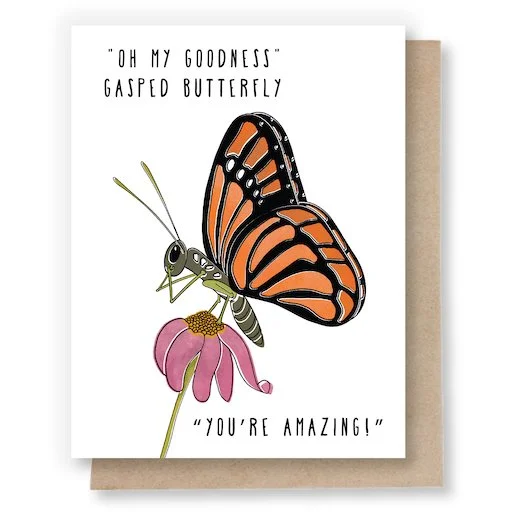 You're Amazing! (Butterfly) Note Card