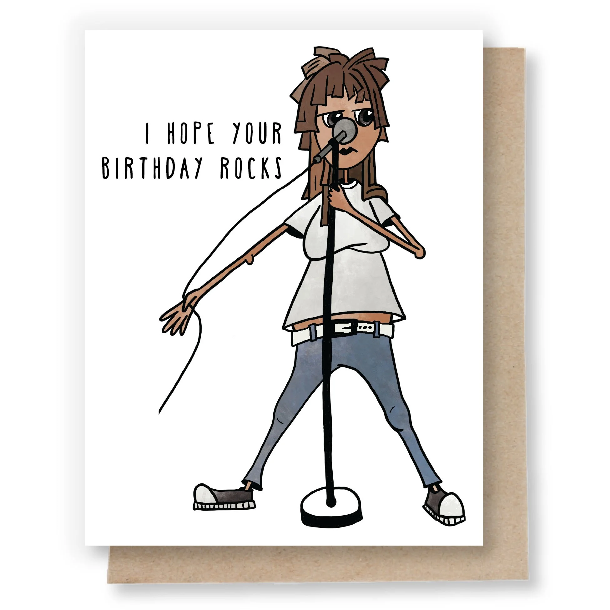 I Hope Your Birthday Rocks Birthday Card