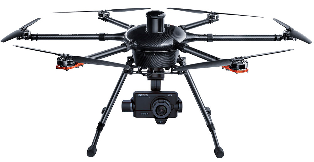 Yuneec Tornado H920 mit CGO4 Kamera + Gimbal (Quelle: yuneec.com )