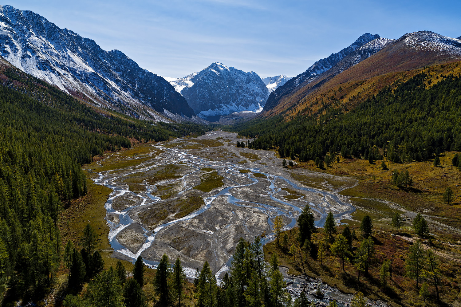 Aktru River Valley