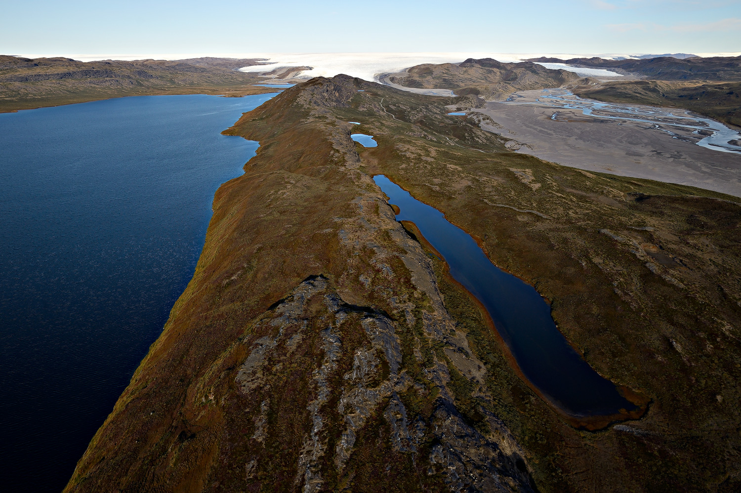 Long Lake, Russel Glacier &amp; Desert Valley