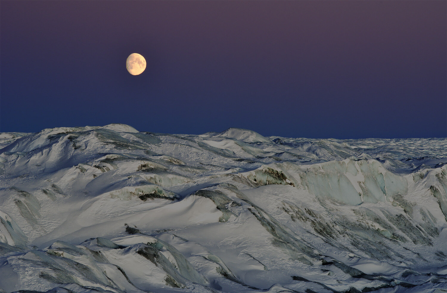 Moon Over The Icecap III