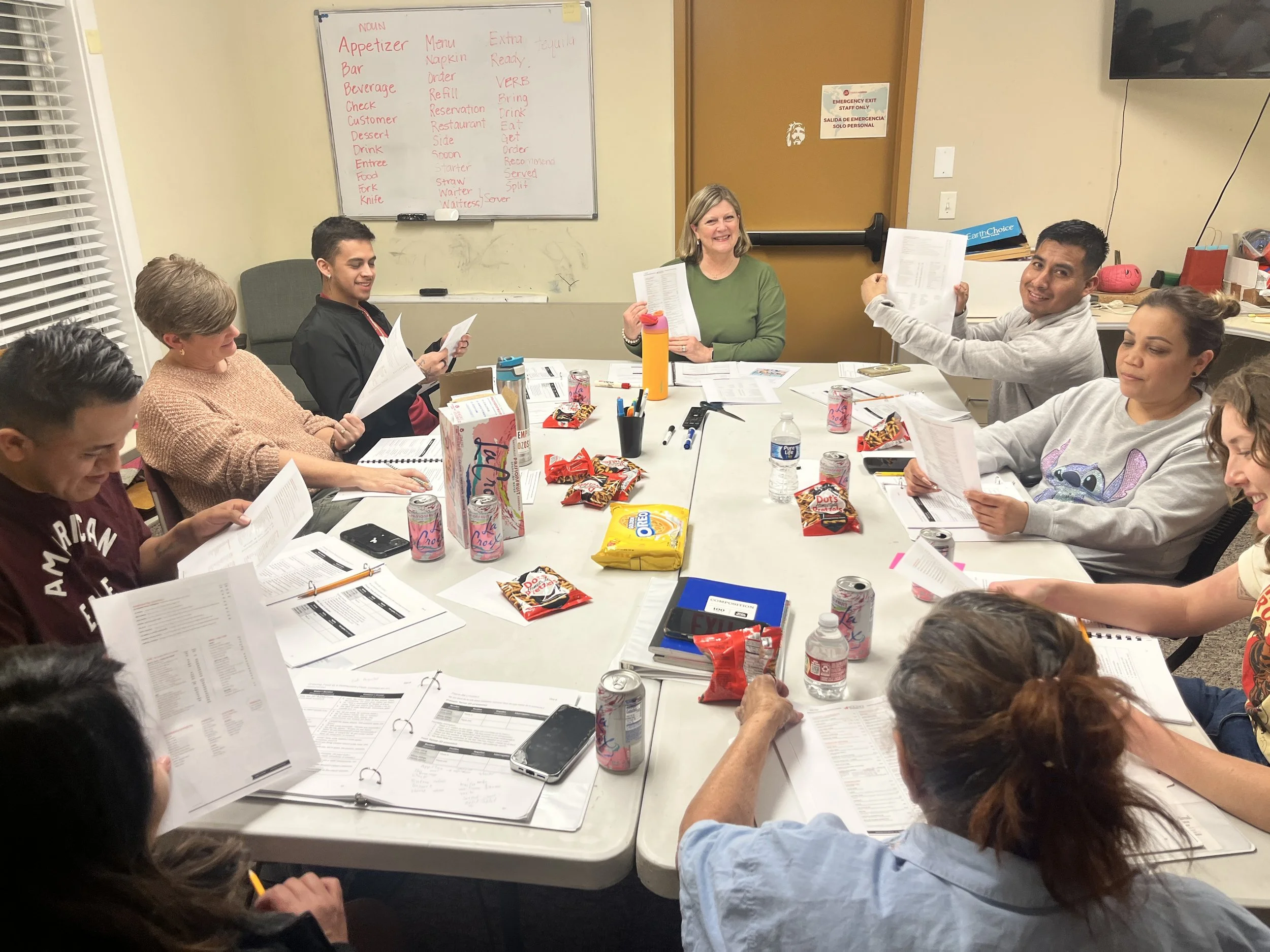 English Language Classes: Nights of laughter and learning