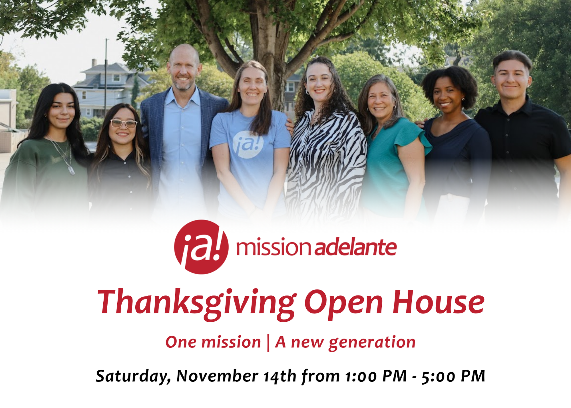 Thanksgiving Open House Saturday, November 14 | 1:00–5:00 PM