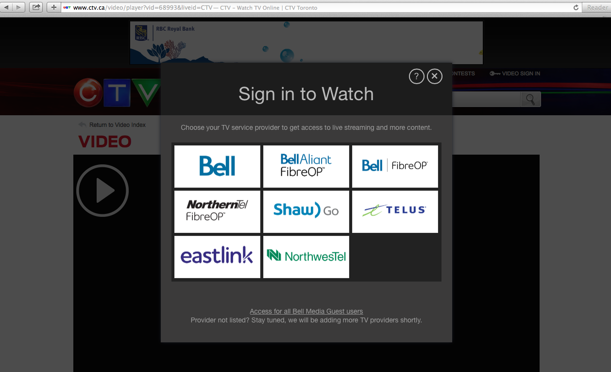 CTV 2015 Superbowl Login