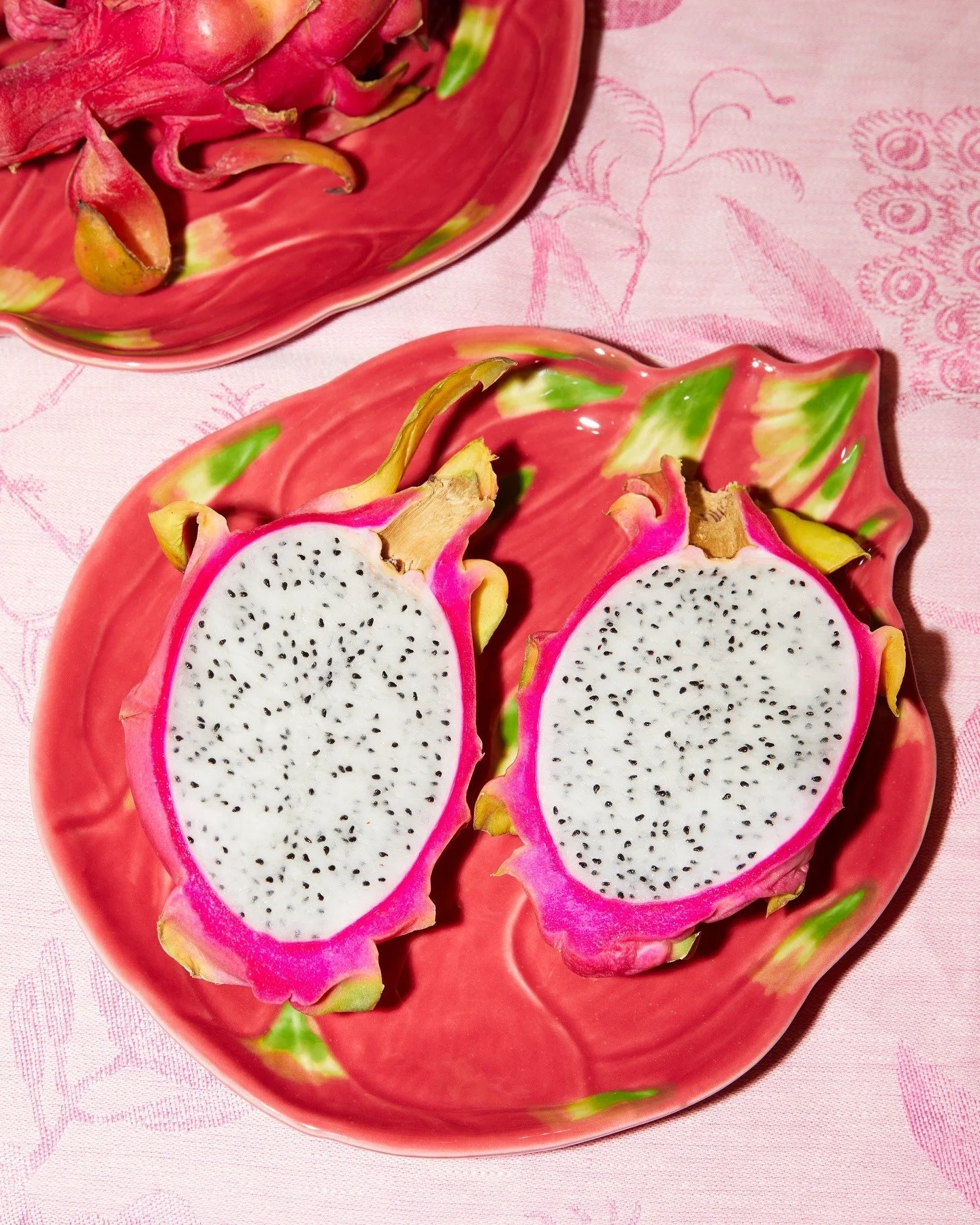 Dragonfruit and matching tableware Bordallo Pinheiro