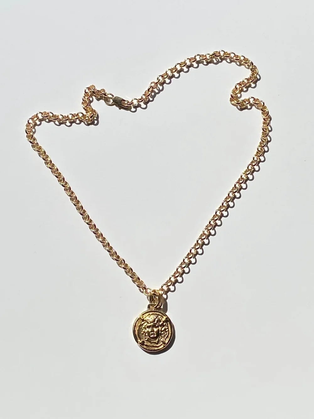 The Golden Apollo Coin Necklace — COLUNGA