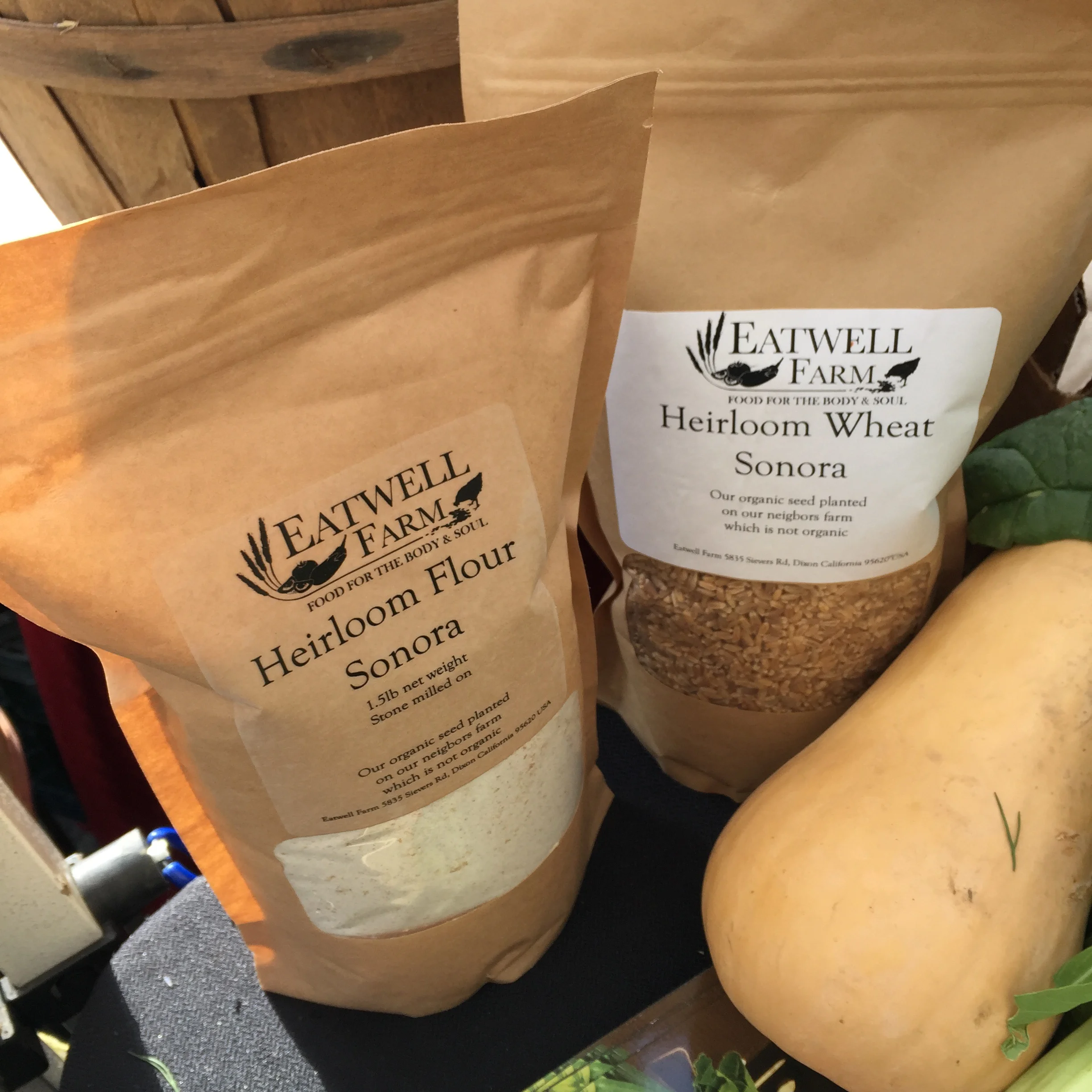 Heirloom flour... Tasty thanksgiving baking