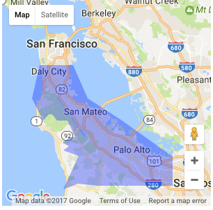 Peninsula Home Delivery: Daly City to Sunnyvale