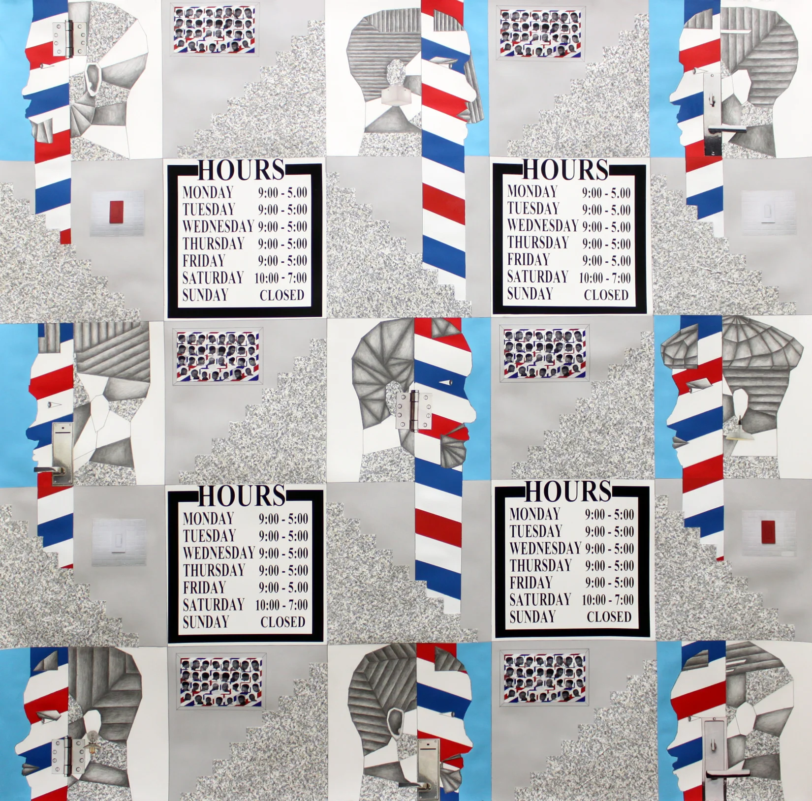 Derrick Adams. Human Structure Headquarters, 2013