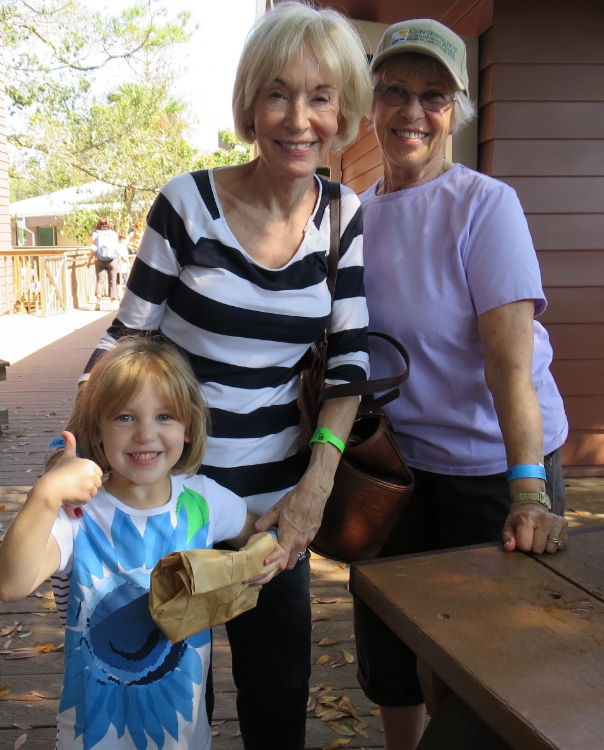 Callie, Grandmom and Grandma