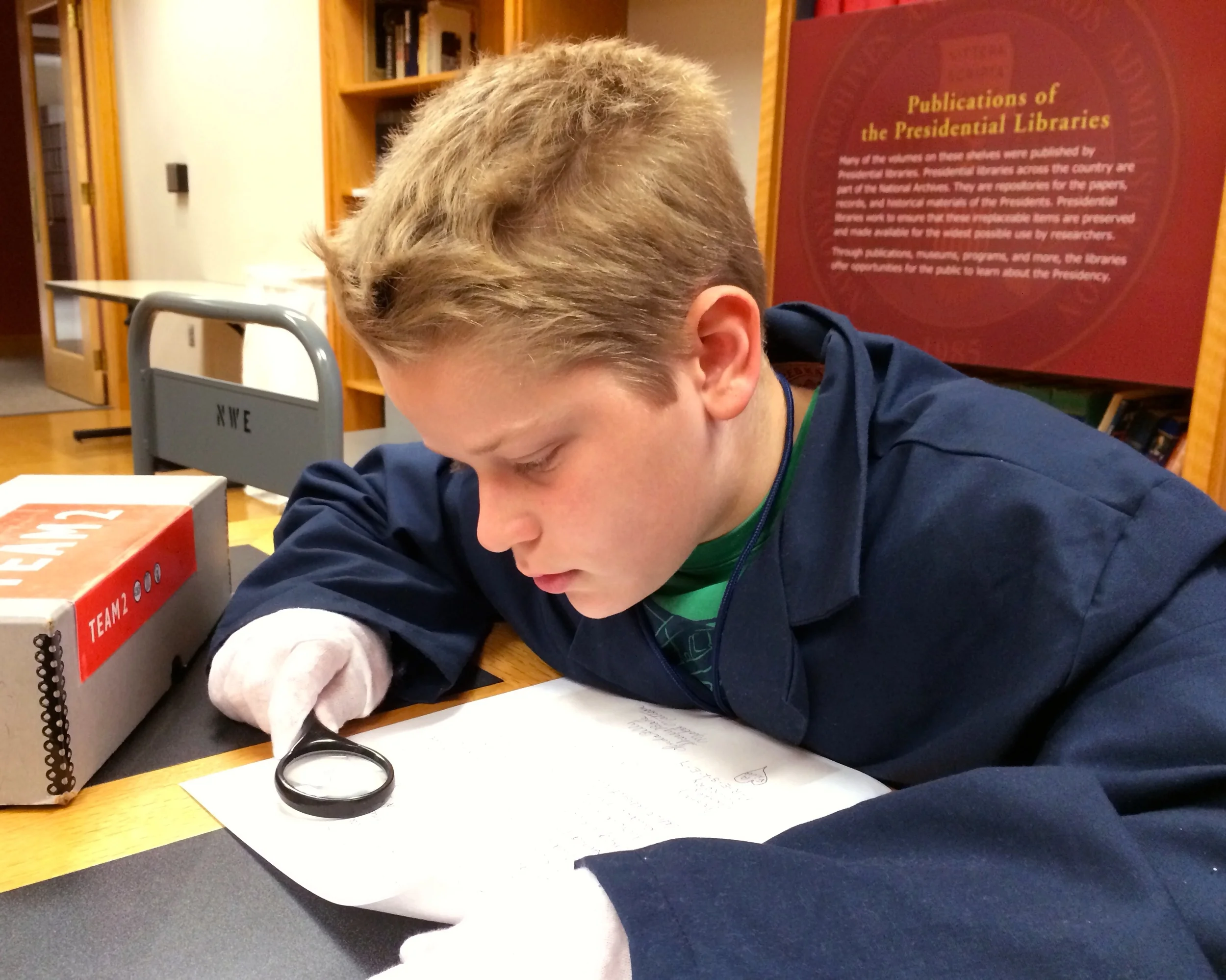 Researcher Will figures out which "big idea" in the Constitution is relevant to this letter at our National Archives Constitution-in-Action Learning Lab.