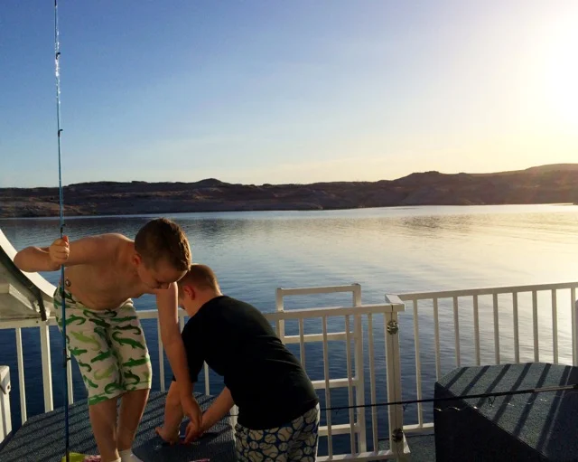 We fished for two and a half days before we finally caught a good one.