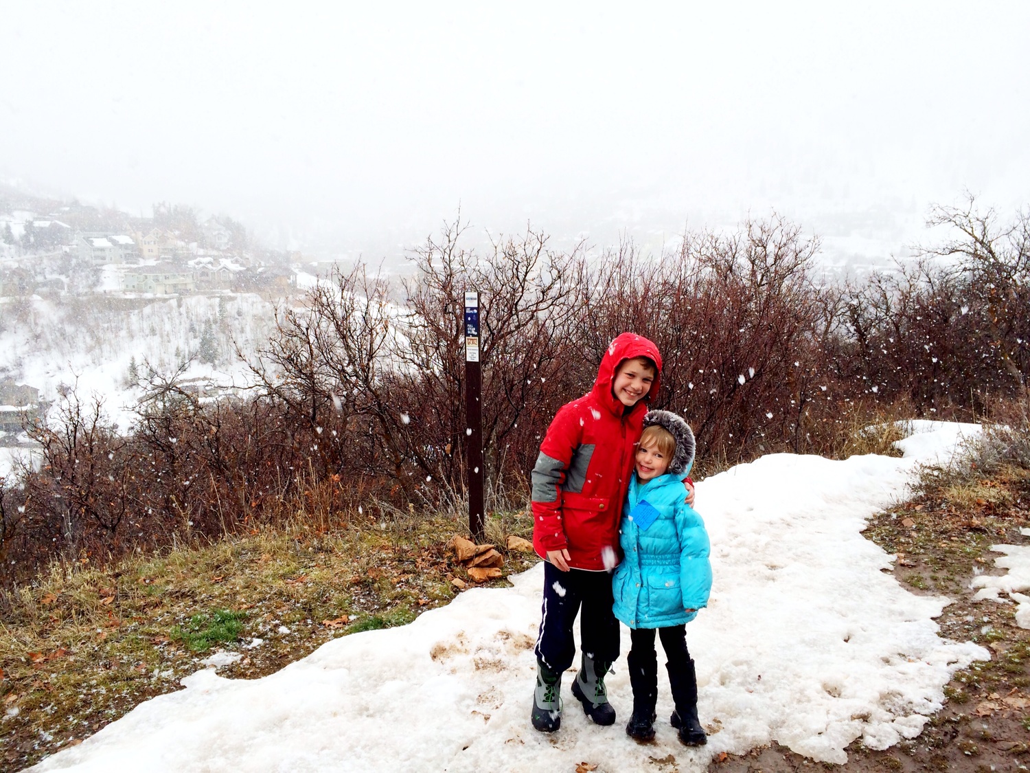 Geocaching in a Utah Blizzard by DOYLE