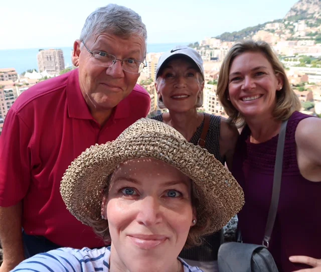 Still working on our selfie game.