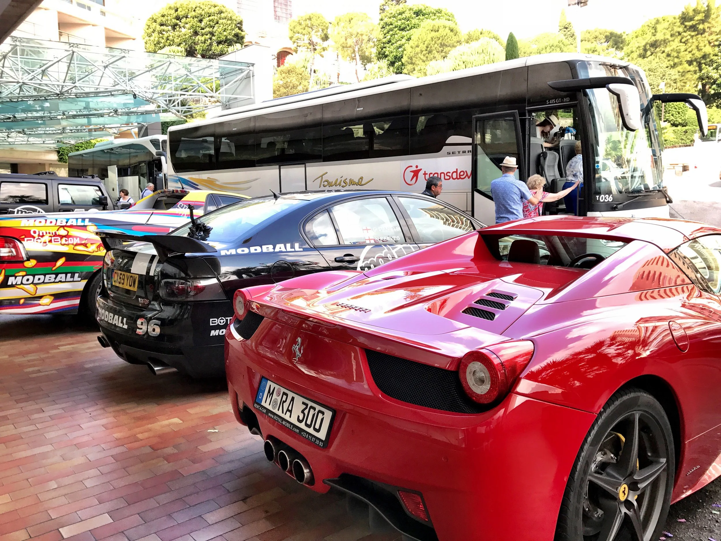  A rally passed through Monte-Carlo while we were there. Please note our sweeeet ride in the background. 