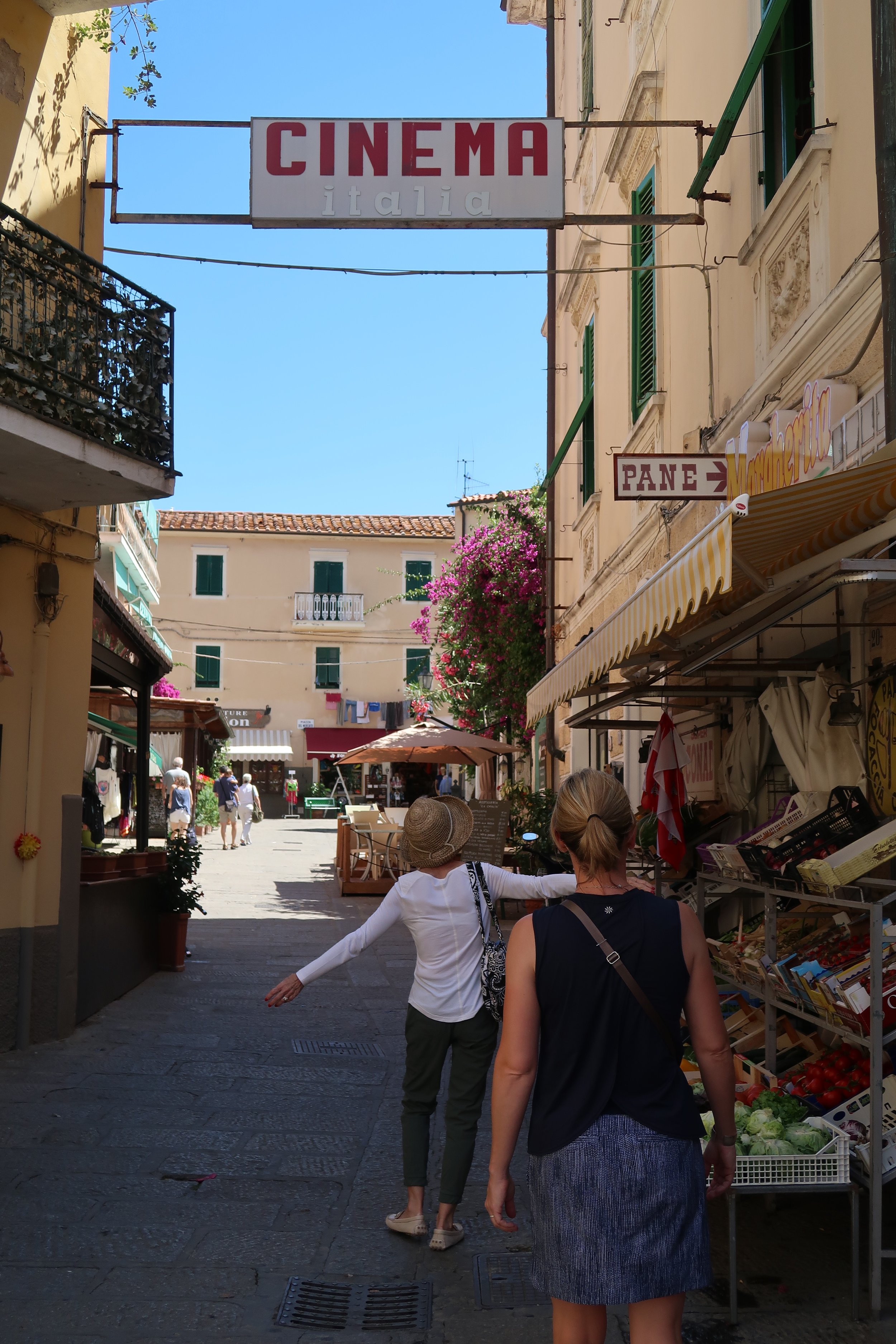  So damn happy to be on solid ground in Elba after The Poseidon Adventure. 