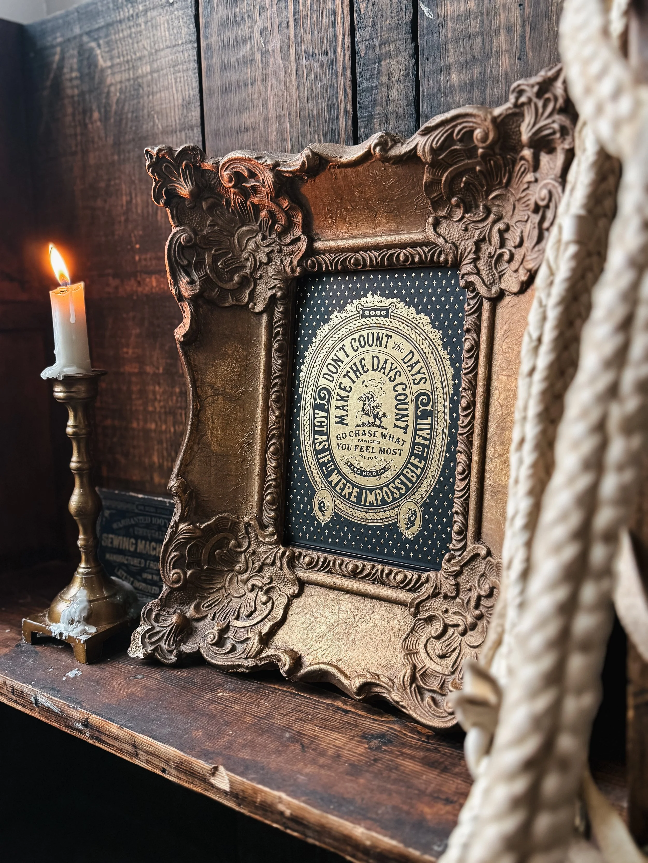 Limited Edition Mongol Derby Letterpress Print