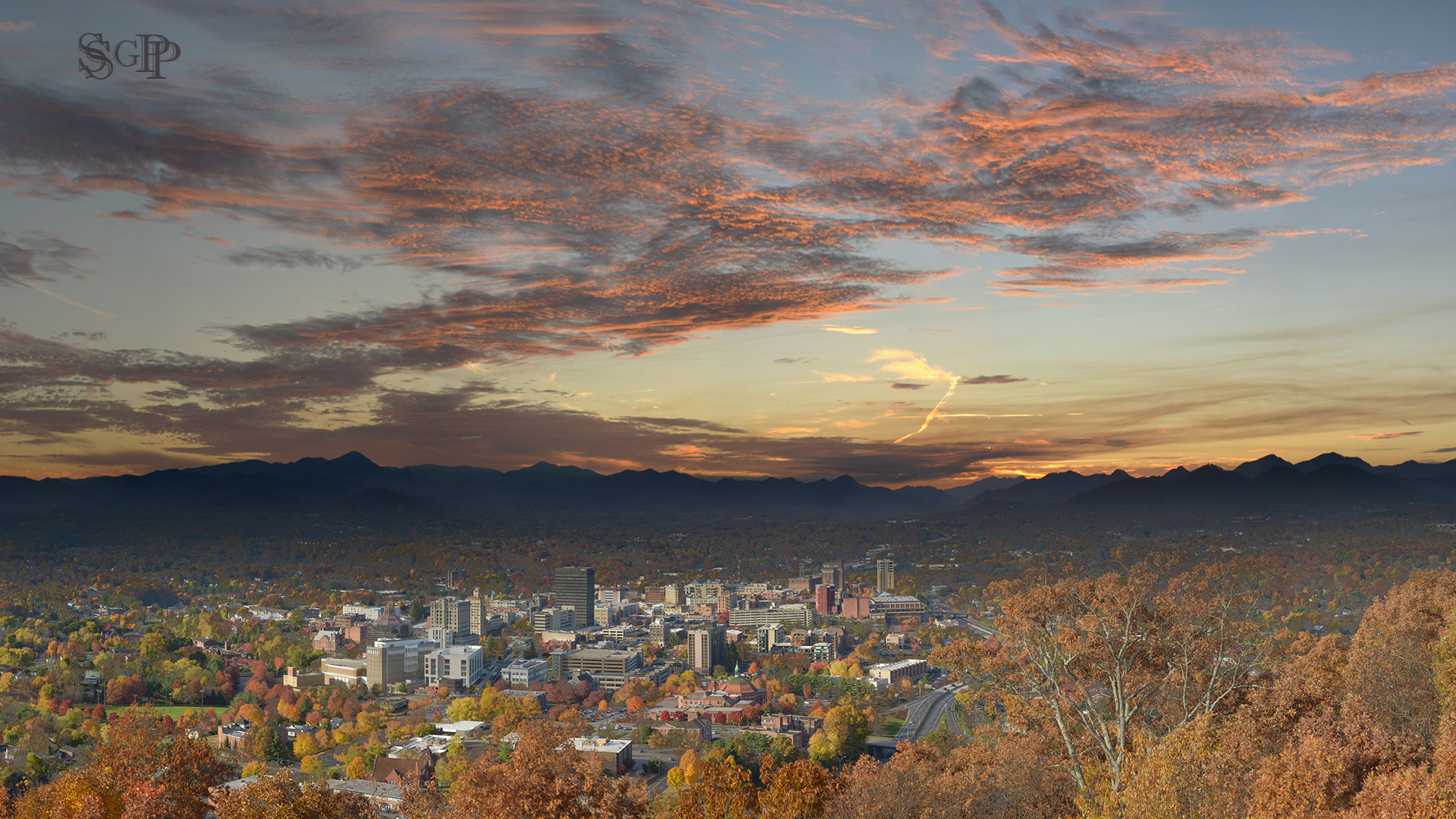 Sunset in Asheville