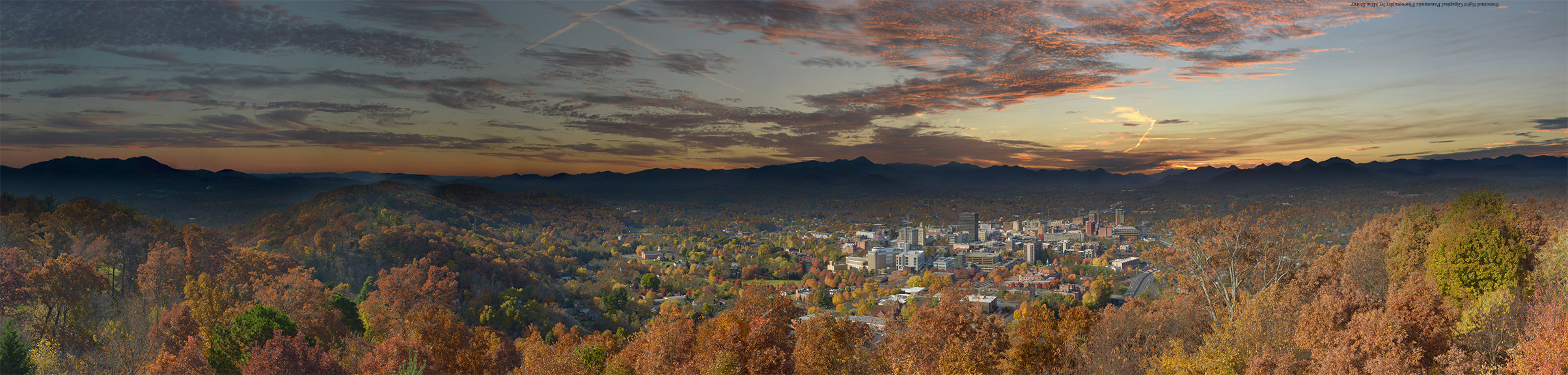 Asheville Fall Sunset