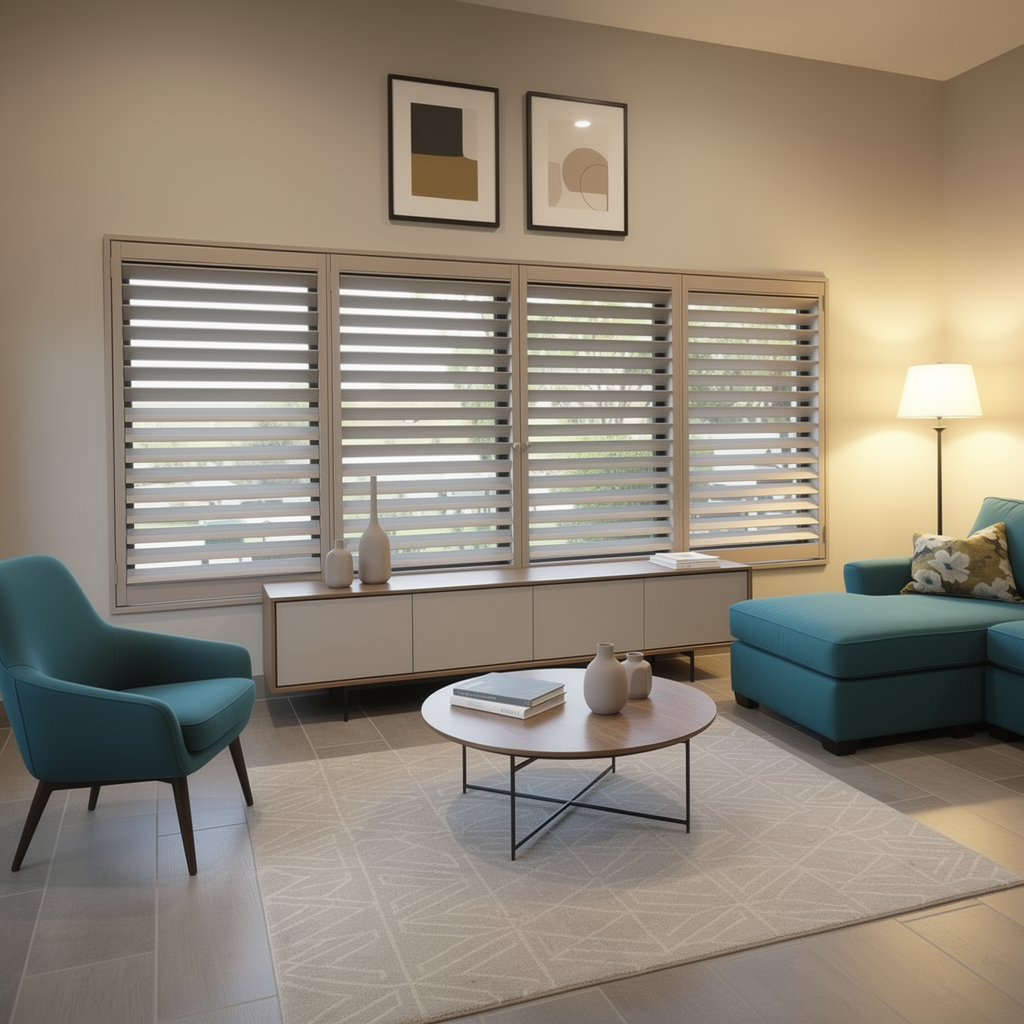 Hidden tilt shutters Seattle