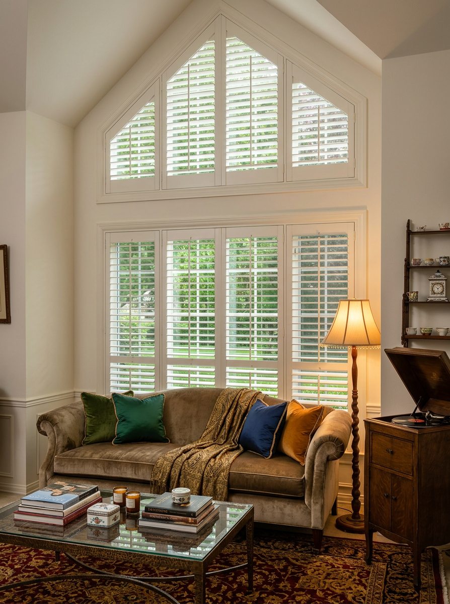 Seattle Raked shutters