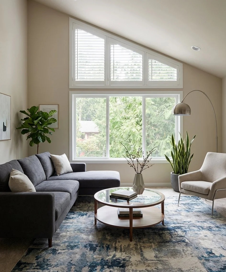 Angled shutters Seattle